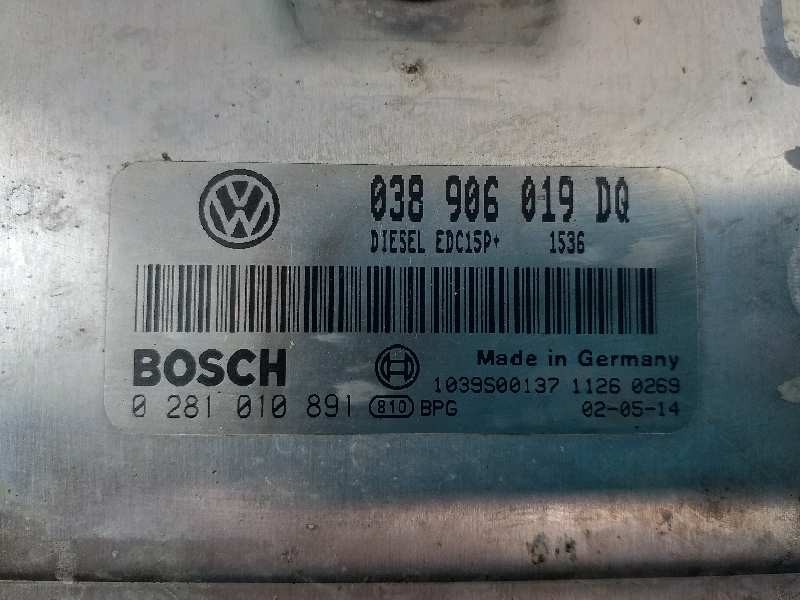 Recambio de centralita motor uce para seat ibiza (6l1) sport referencia OEM IAM 038906019DQ 0281010891 