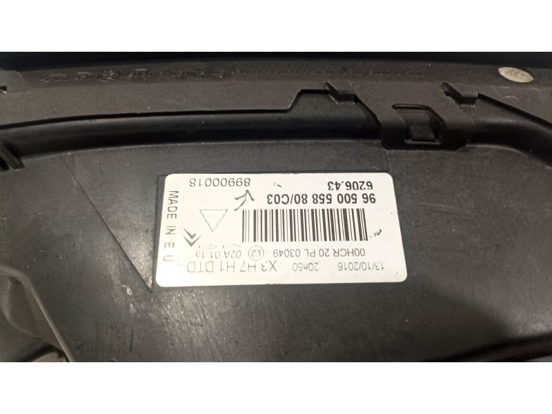 Recambio de faro derecho para citroën c5 berlina attraction referencia OEM IAM 9650055889 89900018 