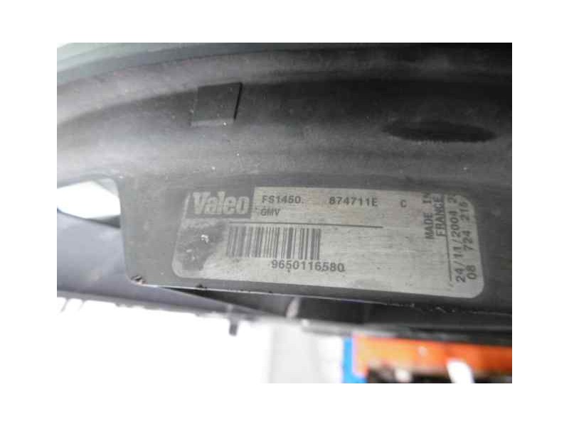Recambio de electroventilador para citroën c4 berlina sx referencia OEM IAM 9650116580  