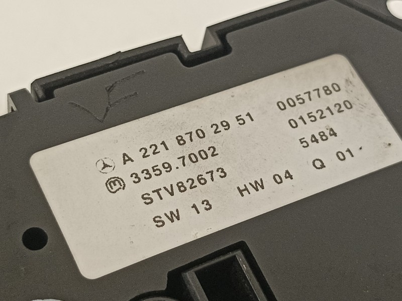 Recambio de mando multifuncion para mercedes-benz clase s (w221) berlina 350 (221.056) referencia OEM IAM A2218702951  