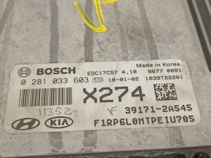 Recambio de centralita motor uce para kia carens ( ) basic referencia OEM IAM 391712A545  