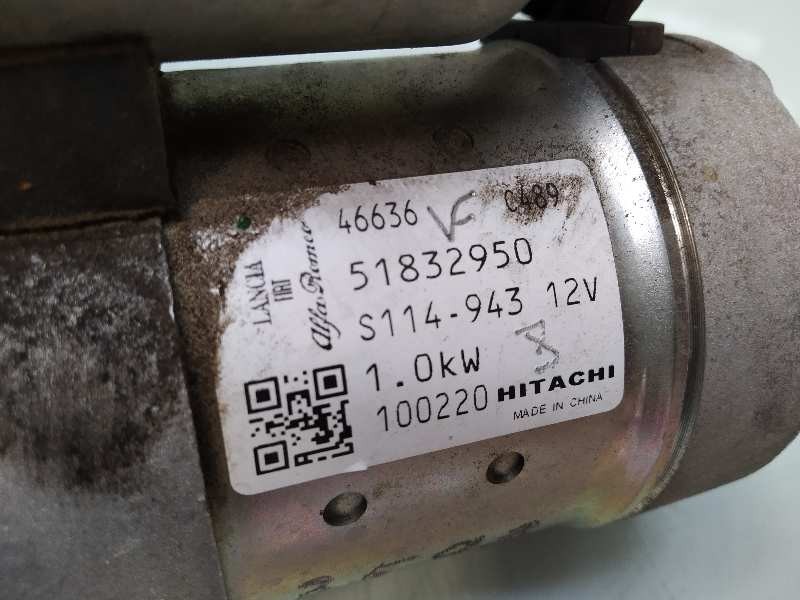 Recambio de motor arranque para fiat panda (169) 1.2 8v dynamic referencia OEM IAM 51832950  