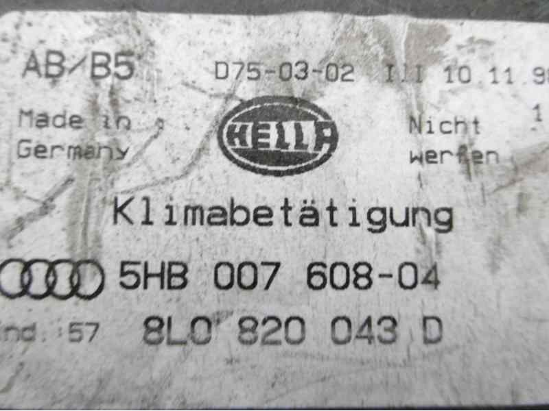 Recambio de mando climatizador para audi a3 (8l) 1.9 tdi ambiente referencia OEM IAM 8L0820043D   Recambio de mando climatizador para audi a3 (8l) 1.9 tdi ambiente referencia OEM IAM 8L0820043D