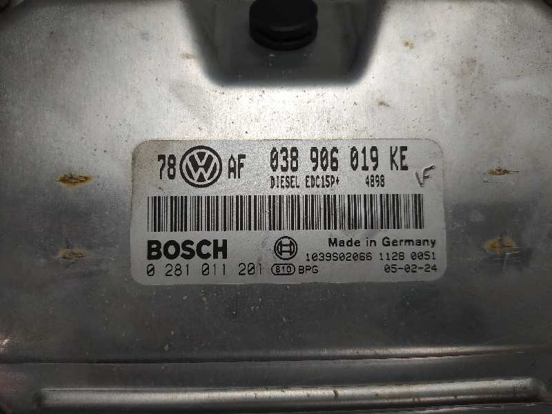 Recambio de centralita motor uce para skoda superb (3u4) comfort referencia OEM IAM 038906019KE 0281011201 