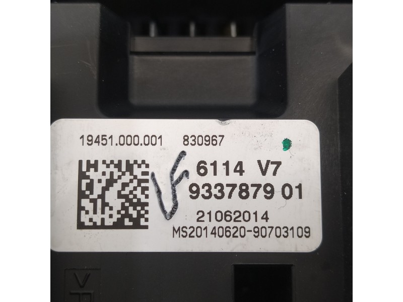 Recambio de caja reles / fusibles para bmw serie 3 touring (f31) 2.0 16v diesel referencia OEM IAM 9337879  