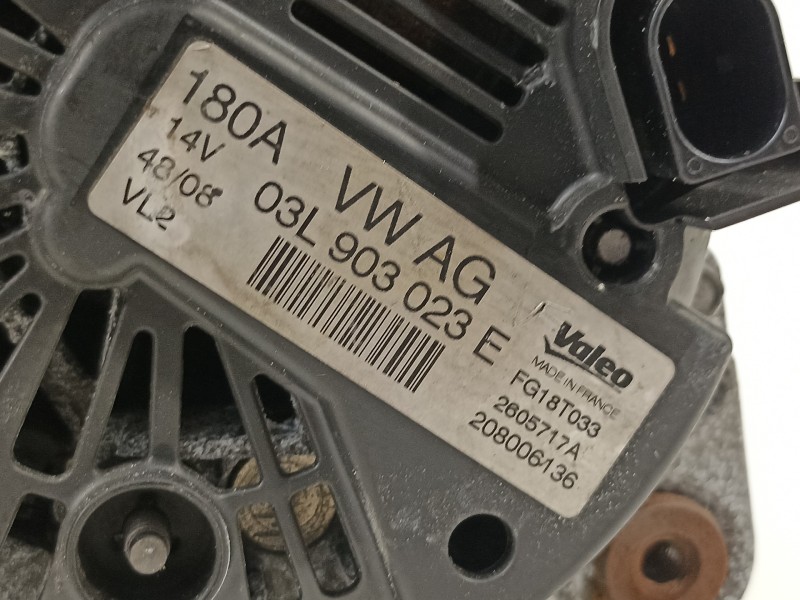 Recambio de alternador para volkswagen passat berlina (3c2) advance referencia OEM IAM 03L903023E  