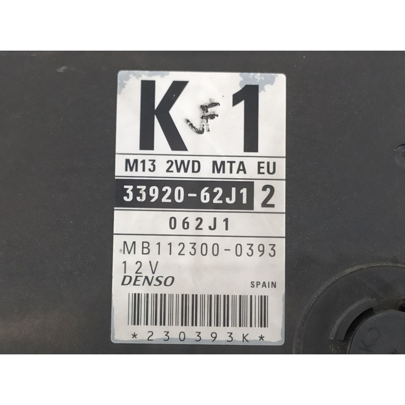 Recambio de centralita motor uce para suzuki swift berlina (mz) gl (5-ptas.) referencia OEM IAM 3392062J1 1123000393 