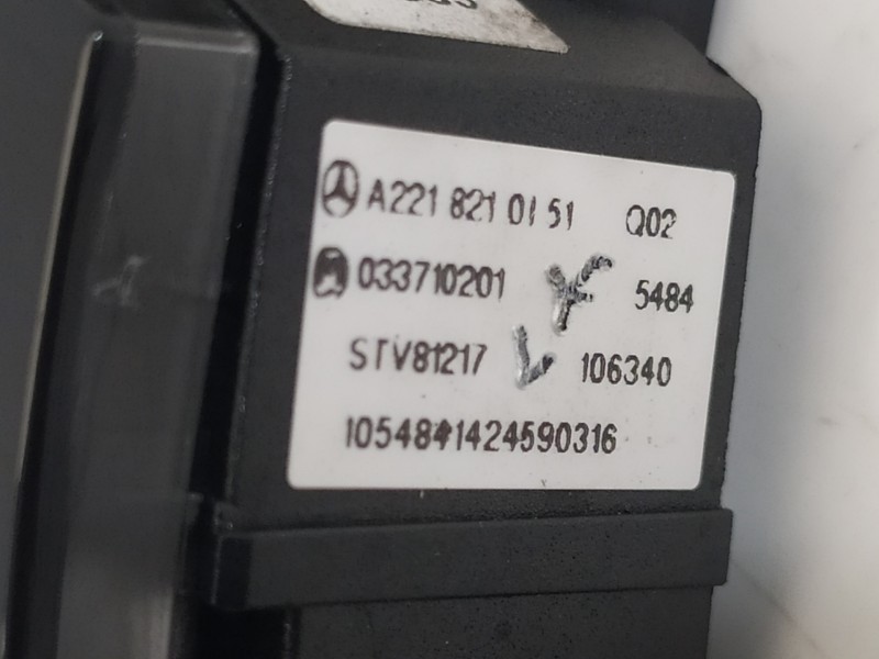 Recambio de mando multifuncion para mercedes-benz clase s (w221) berlina 350 (221.056) referencia OEM IAM A2218210151  