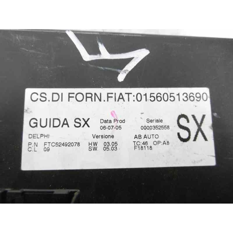 Recambio de mando climatizador para alfa romeo 147 (190) 1.9 jtd 120 collezione referencia OEM IAM 01560513690  