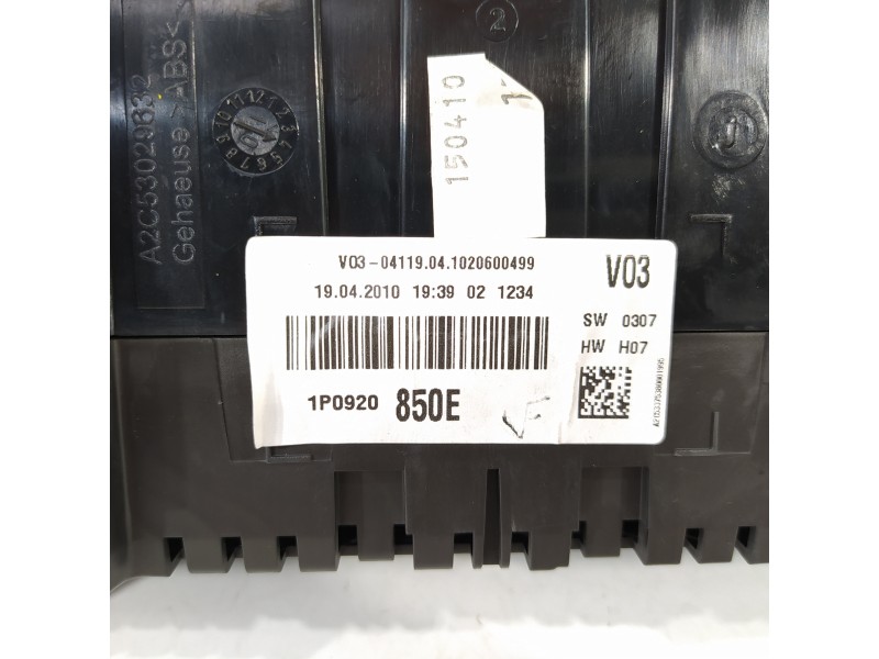 Recambio de cuadro instrumentos para seat leon (1p1) comfort limited referencia OEM IAM 1P0920850E  