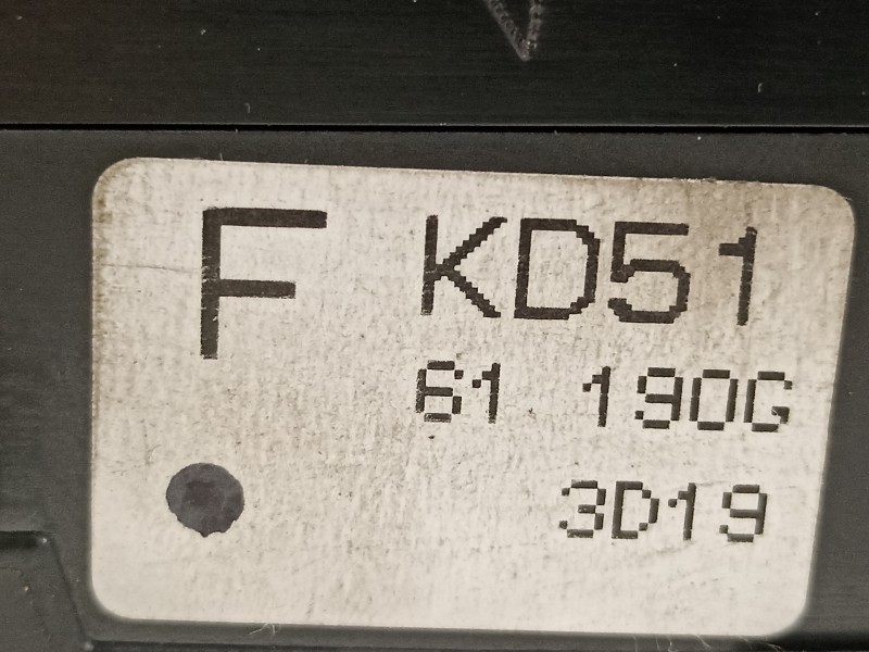 Recambio de mando climatizador para mazda cx-5 center-line 2wd referencia OEM IAM KD5161190G  