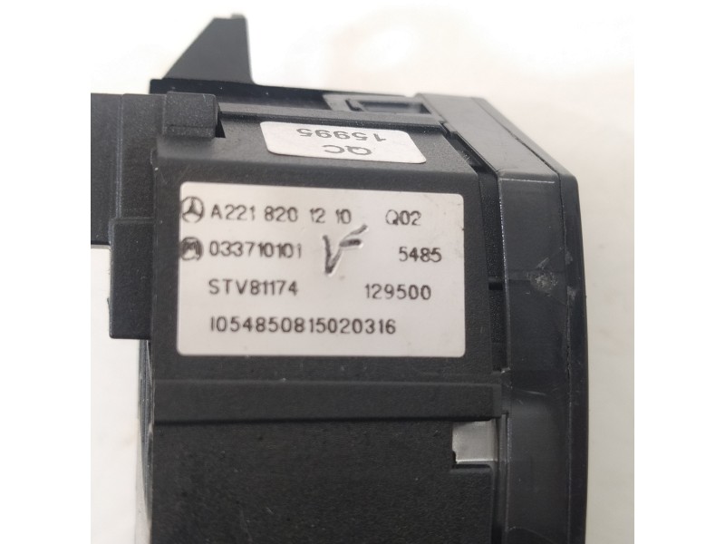 Recambio de mando multifuncion para mercedes-benz clase s (w221) berlina 350 (221.056) referencia OEM IAM A2218201210  