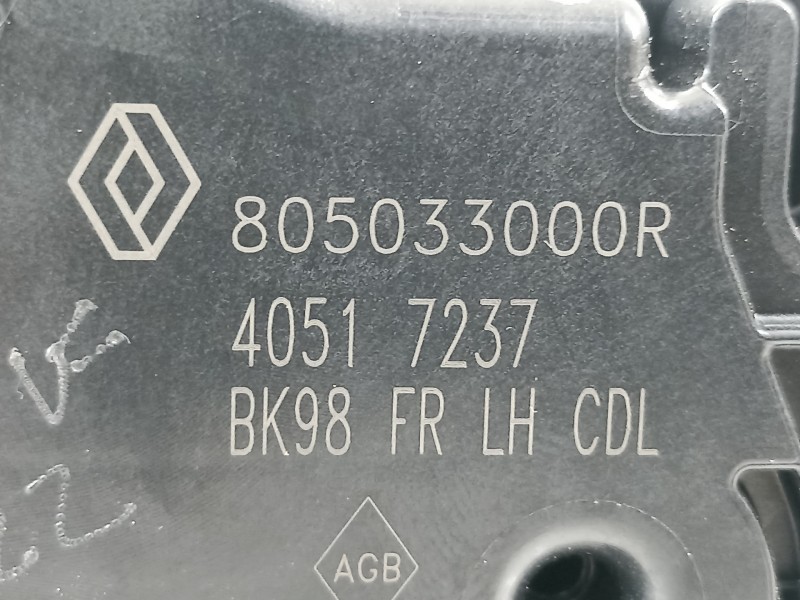 Recambio de cerradura puerta delantera izquierda para renault clio iv 1.2 16v referencia OEM IAM 805033000R  