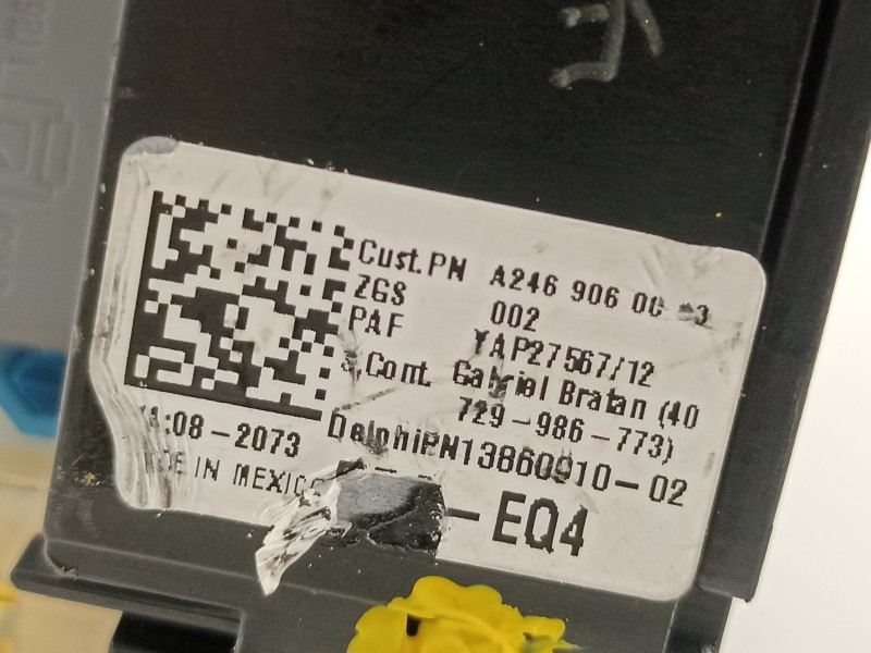 Recambio de caja reles / fusibles para mercedes-benz clase a (w176) a 200 cdi blueefficiency (176.001) referencia OEM IAM A24690