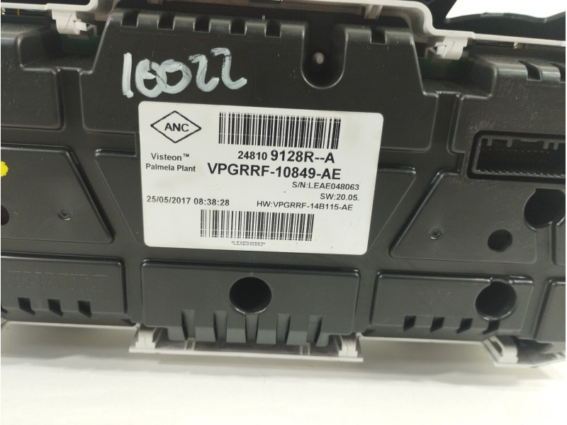 Recambio de cuadro instrumentos para renault clio iv 1.2 16v referencia OEM IAM 248109128R  