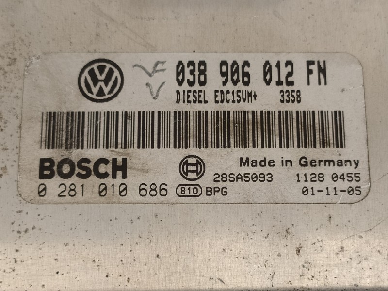 Recambio de centralita motor uce para seat leon (1m1) signo referencia OEM IAM 038906012FN   Recambio de centralita motor uce para seat leon (1m1) signo referencia OEM IAM 038906012FN