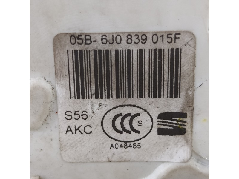 Recambio de cerradura puerta trasera izquierda para seat ibiza (6p1) fr referencia OEM IAM 6J0839015F  