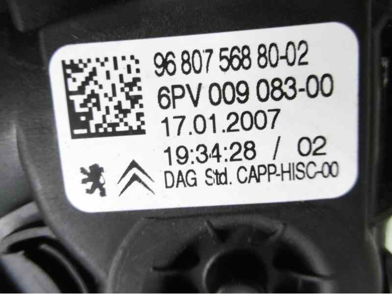 Recambio de potenciometro pedal para peugeot 207 urban referencia OEM IAM 9680756880 6PV009083 