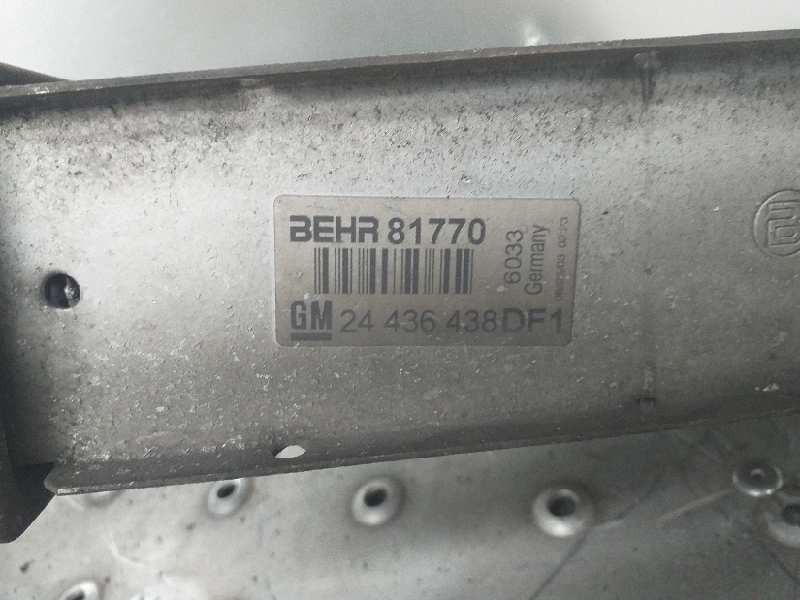 Recambio de intercooler para opel astra g berlina edition referencia OEM IAM 24436438  