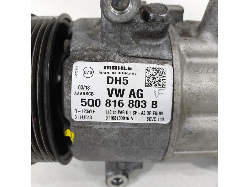 Recambio de compresor aire acondicionado para seat leon st (5f8) style edition referencia OEM IAM 5Q0816803B  