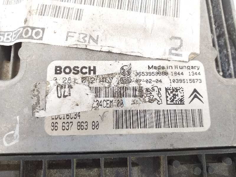 Recambio de centralita motor uce para peugeot 307 berlina (s2) xt referencia OEM IAM 9663786380 0281012467 