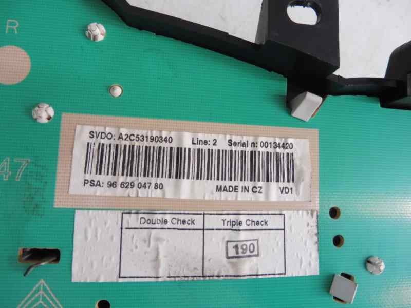 Recambio de cuadro instrumentos para peugeot 207 confort referencia OEM IAM 9662904780 A2C53190340 