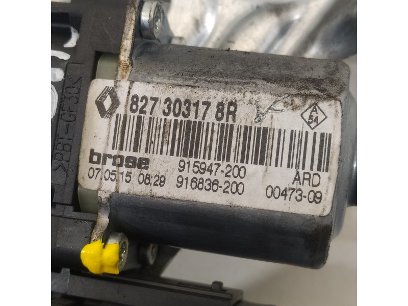 Recambio de elevalunas trasero derecho para renault scenic iii grand limited referencia OEM IAM 827303178R  