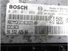 Recambio de centralita motor uce para peugeot 206 berlina xr referencia OEM IAM 9653202580 0281011089 9647785580 2