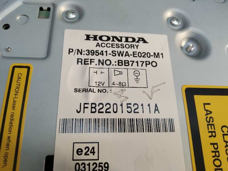 Recambio de sistema navegacion gps para honda cr-v (re) comfort referencia OEM IAM 39541SWAE020M1  