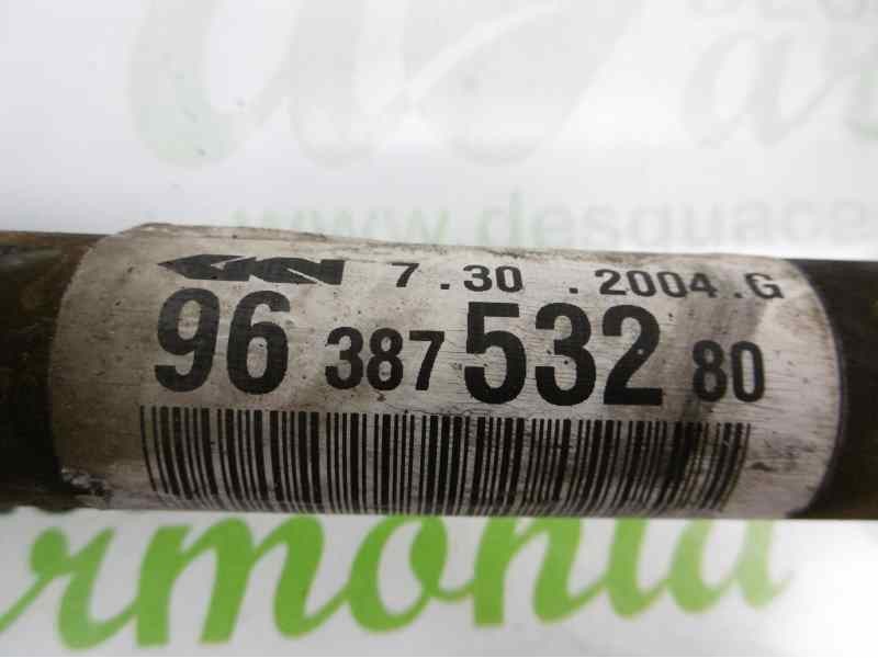 Recambio de transmision delantera izquierda para peugeot 206 berlina xr referencia OEM IAM 9638753280  