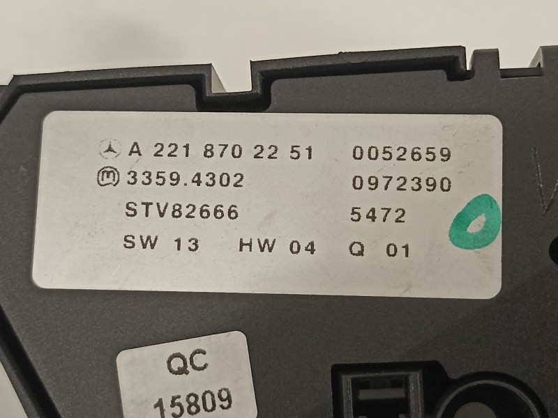 Recambio de mando multifuncion para mercedes-benz clase s (w221) berlina 350 (221.056) referencia OEM IAM A2218702251  