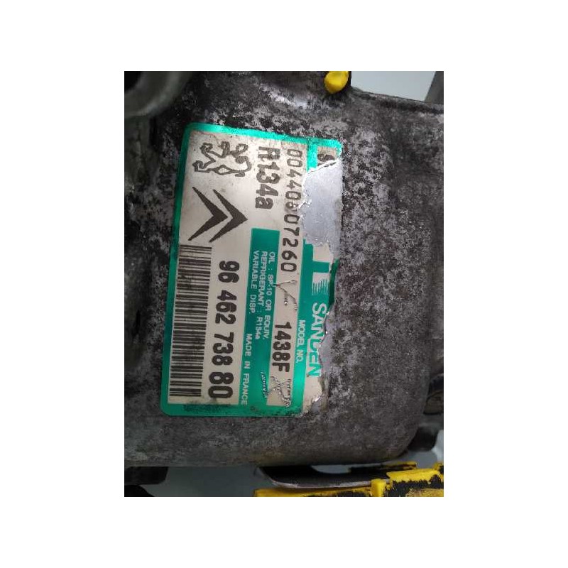 Recambio de compresor aire acondicionado para citroën xsara berlina 1.6i 16v premier referencia OEM IAM 9646273880  