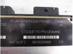 Recambio de centralita motor uce para citroën xsara berlina 1.9 d sx referencia OEM IAM 9643294980 R04080023D  2