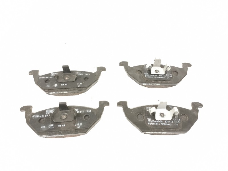 Recambio de pastillas de freno para seat ibiza (kj1) style go referencia OEM IAM 2Q0615115AA 2Q0615109AJ 
