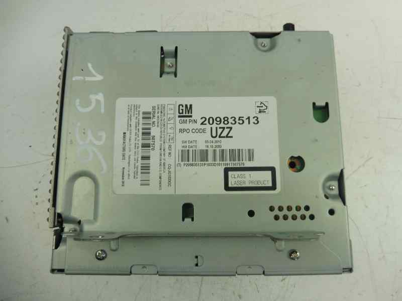 Recambio de sistema audio / radio cd para opel astra j lim. enjoy referencia OEM IAM 20983513  
