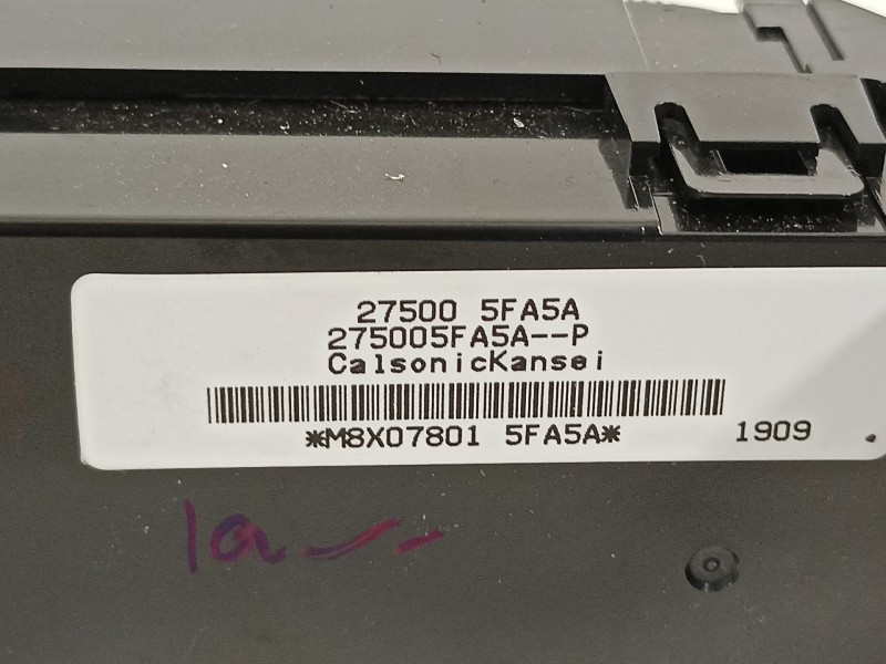 Recambio de mando climatizador para nissan juke (f16) referencia OEM IAM 275005FA5A  