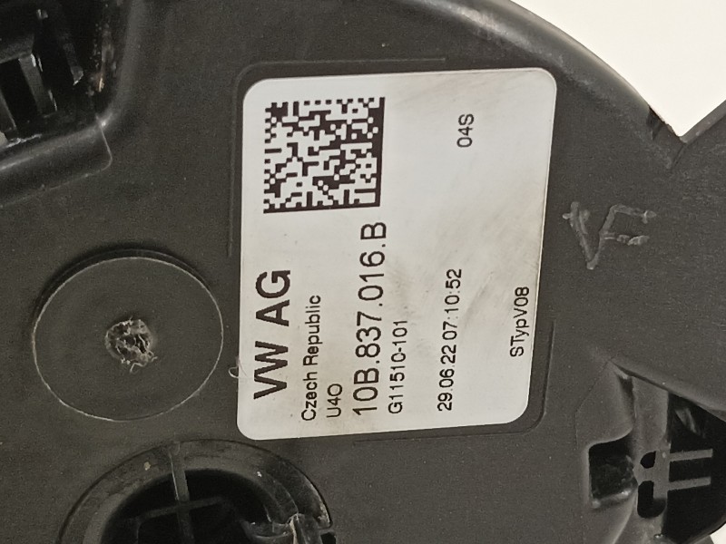 Recambio de cerradura puerta delantera derecha para seat arona xperience referencia OEM IAM 10B837016B  