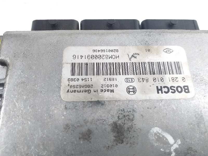 Recambio de centralita motor uce para renault scenic (ja..) 1.9 dci authentique referencia OEM IAM 8200166496 0281010843 