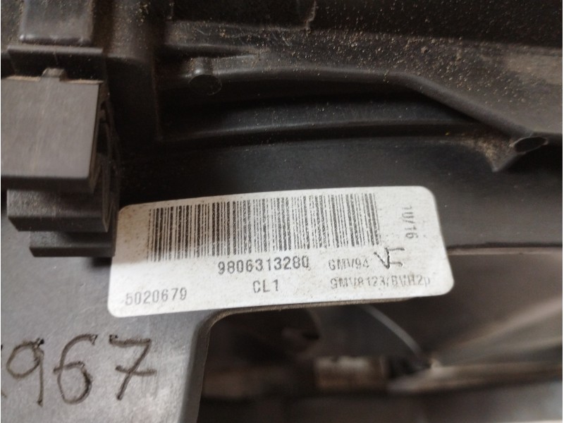 Recambio de electroventilador para citroën c4 grand picasso feel referencia OEM IAM 9806313280  