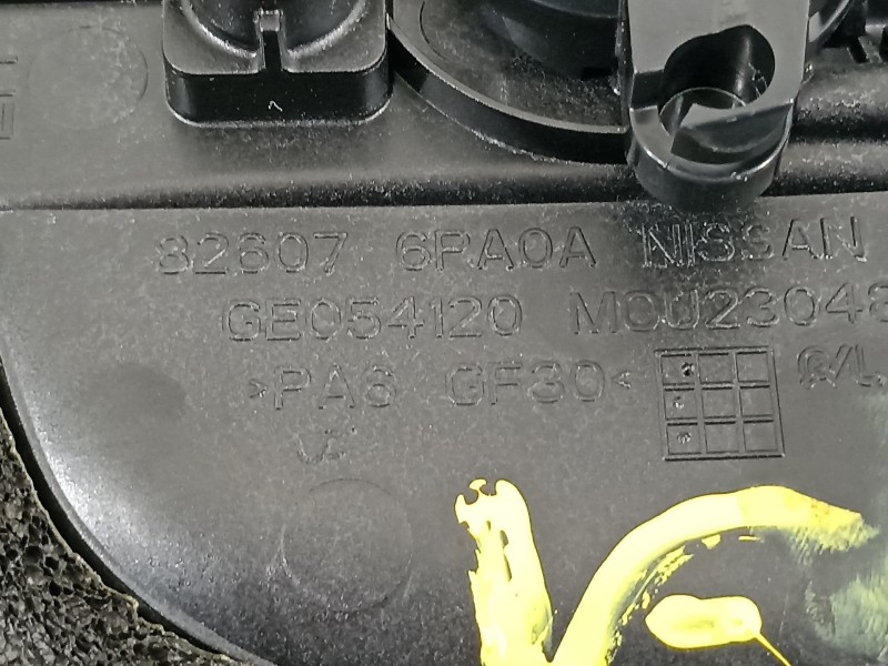 Recambio de maneta exterior trasera izquierda para nissan juke (f16) referencia OEM IAM 826076PA0A  