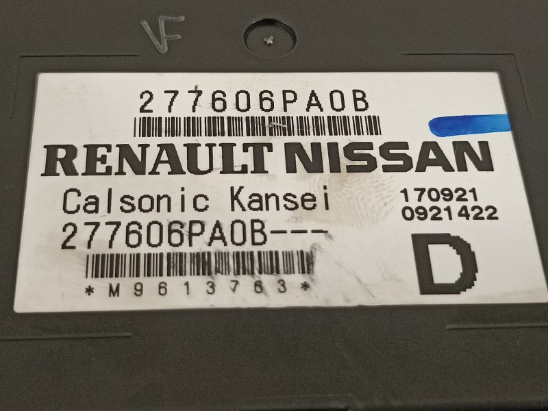 Recambio de modulo electronico para nissan juke (f16) referencia OEM IAM 277606PA0B  