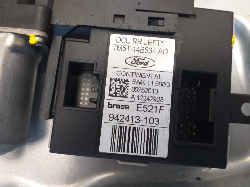 Recambio de elevalunas trasero izquierdo para ford kuga (cbv) trend referencia OEM IAM 7M51R24995DC 5WK11588G 942413103