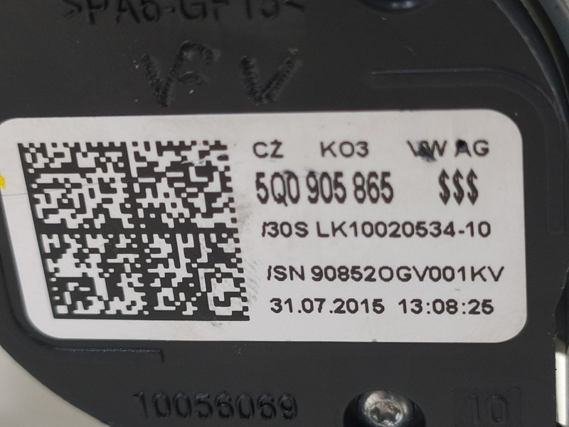 Recambio de conmutador de arranque para seat leon (5f1) i-tech ecomotive referencia OEM IAM 5Q0905865 1K0905851 