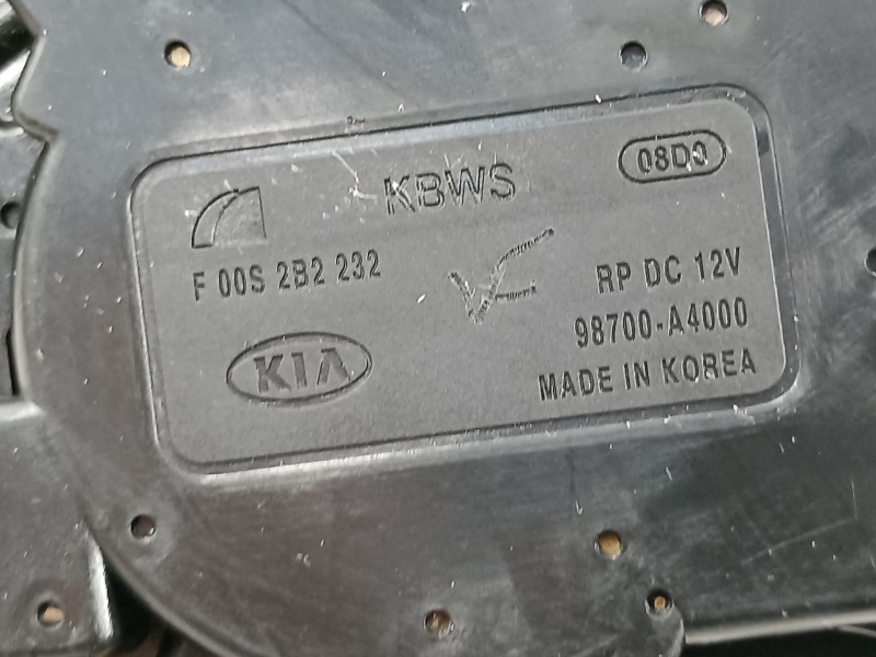 Recambio de motor limpia trasero para kia carens ( ) business referencia OEM IAM 98700A4000  