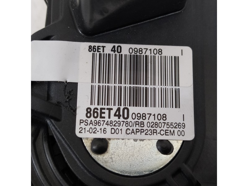 Recambio de potenciometro pedal para citroën c4 grand picasso feel referencia OEM IAM 9674829780  