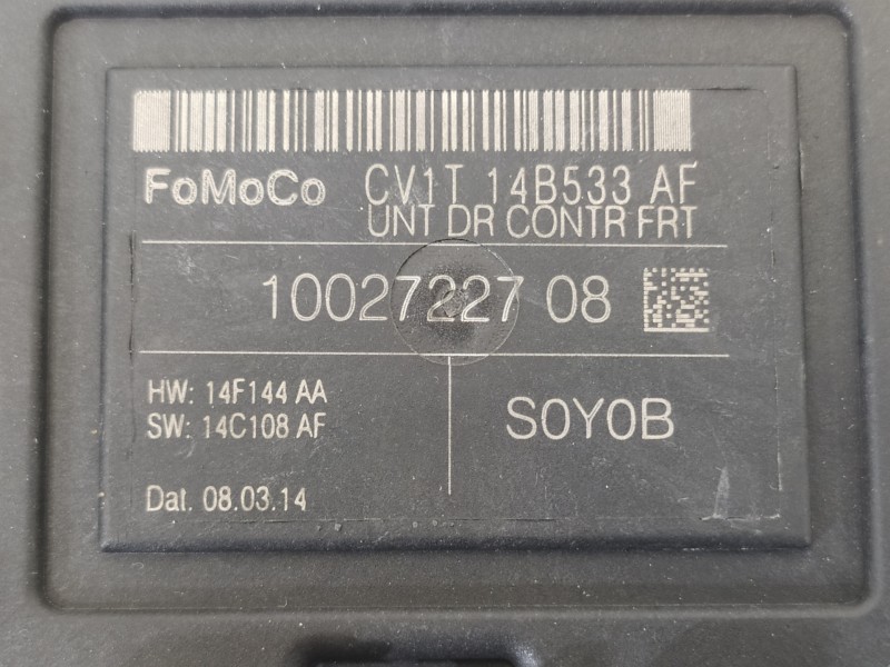 Recambio de modulo confort para ford fiesta (ccn) trend referencia OEM IAM CV1T14B533AF 1002722708 