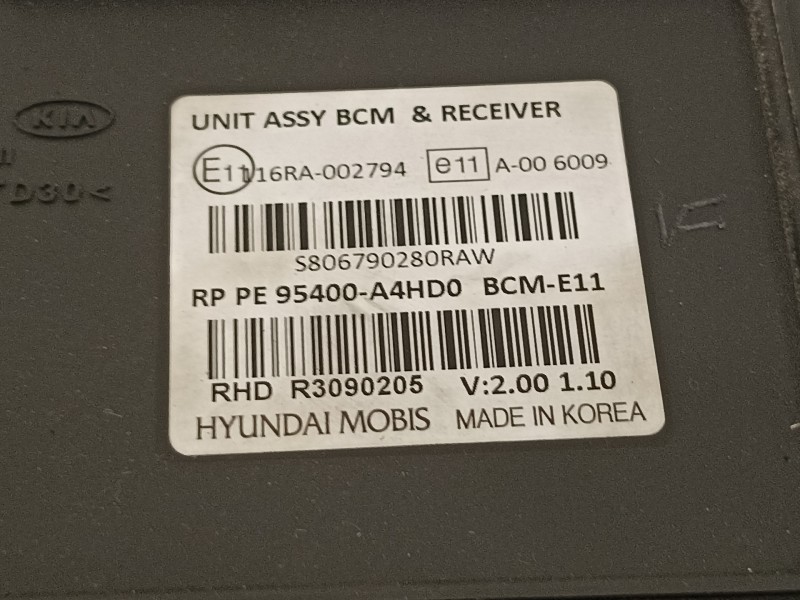 Recambio de modulo electronico para kia carens ( ) business referencia OEM IAM 95400A4HD0  