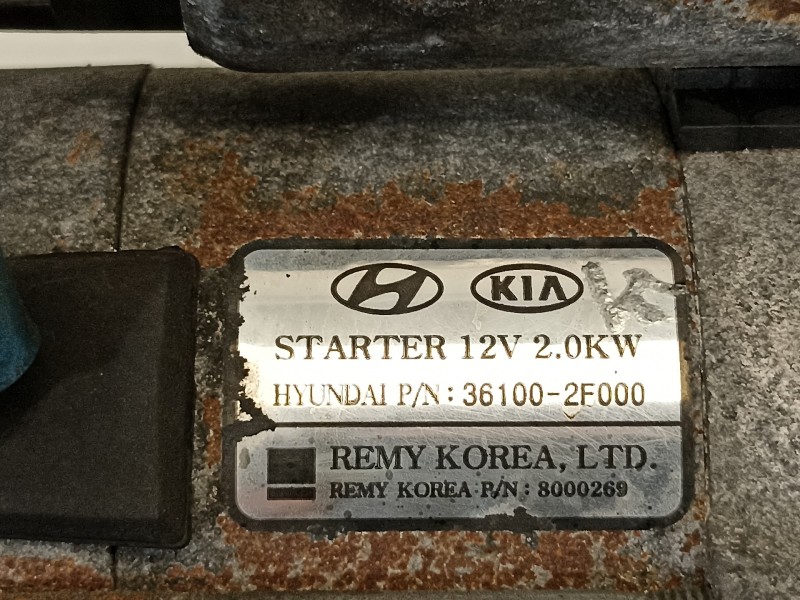 Recambio de motor arranque para hyundai ix35 classic 2wd referencia OEM IAM 361002F000  
