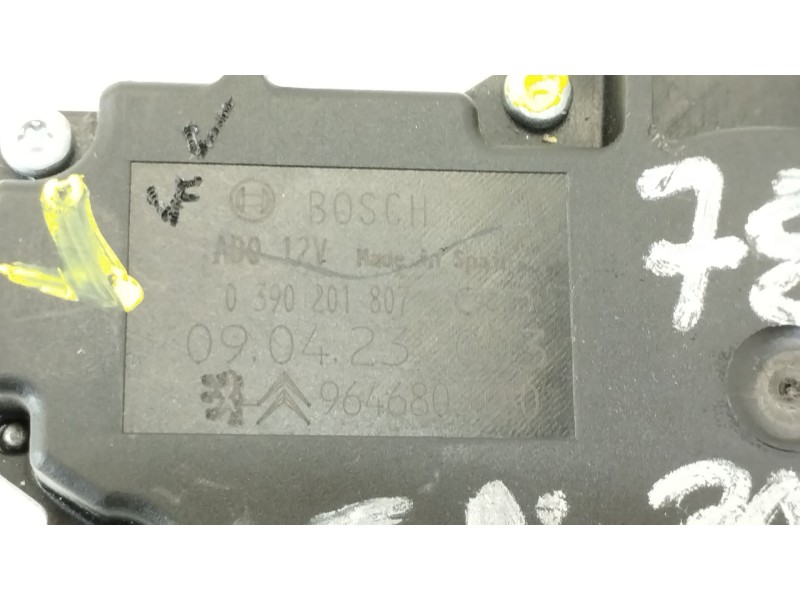 Recambio de motor limpia trasero para citroën c4 berlina collection referencia OEM IAM 9646803180 0390201807 