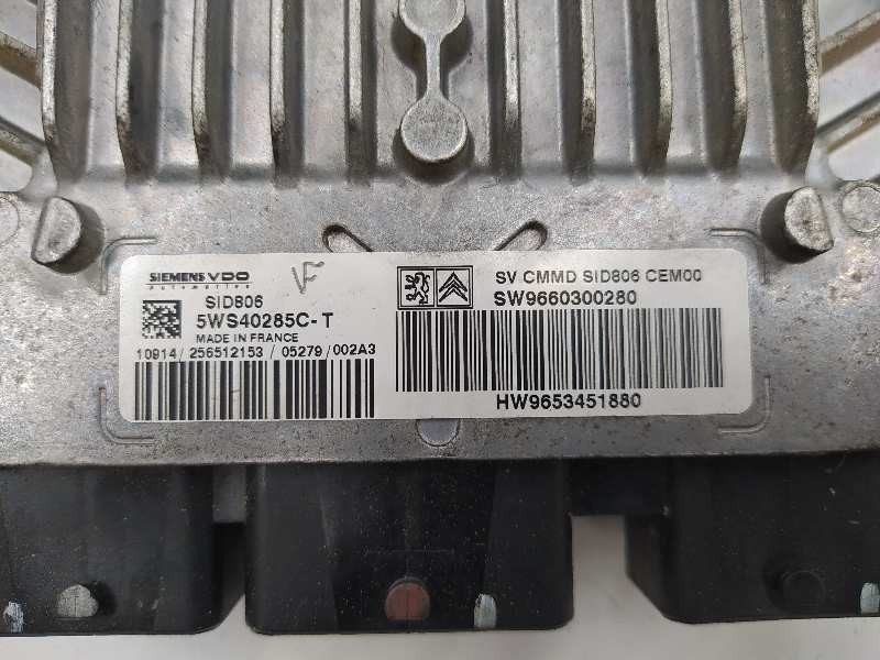 Recambio de centralita motor uce para citroën c2 furio referencia OEM IAM 9660300280 9653451880 5WS40285C